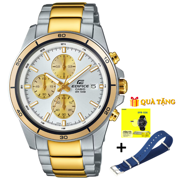 CASIO EDIFICE EFR-526SG-7A9 - QUÀ TẶNG TRỊ GIÁ 600K  