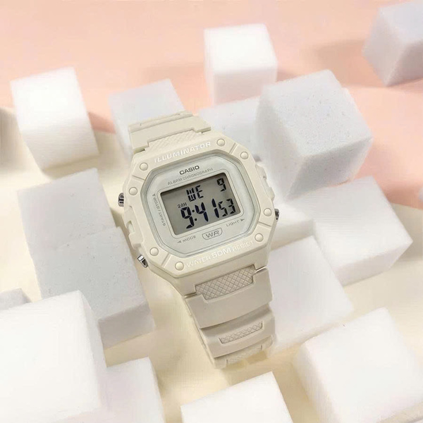CASIO W-218HC-8A - QUÀ TẶNG TRỊ GIÁ 200K