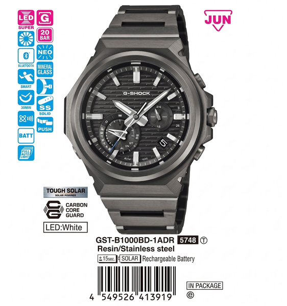 CASIO G-SHOCK GST-B1000BD-1A