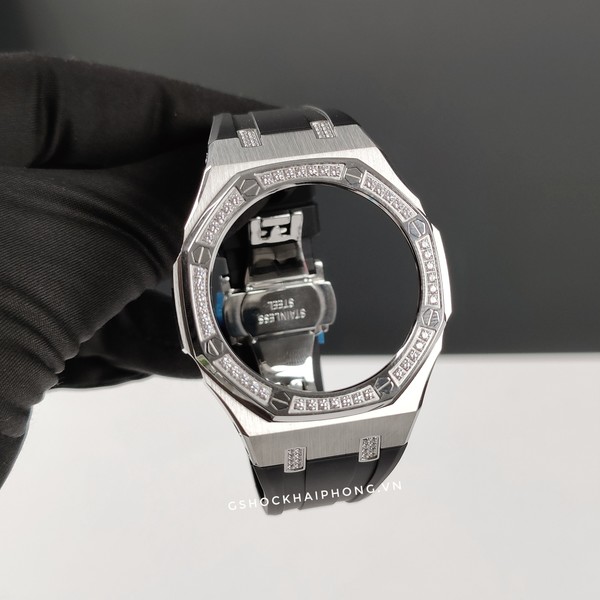 Bộ vỏ GA-2100 AP - Gen 4 - Bộ nạm đá dây cao su đen 