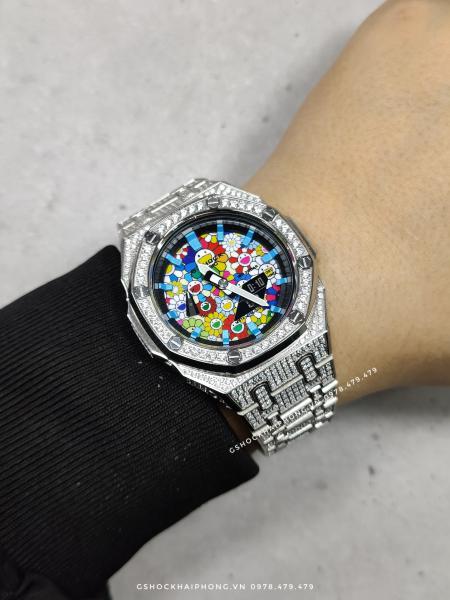 G-SHOCK GA-2100AP - Full Diamond KaiKai Kiki - Ice Blue Mint