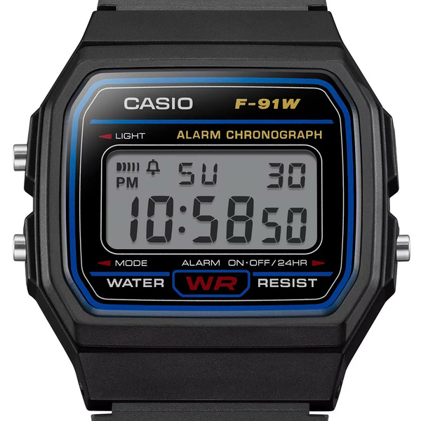 CASIO  F-91W-1D - QUÀ TẶNG TRỊ GIÁ 300K