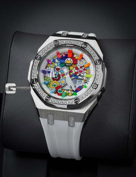 G-SHOCK  GA-2100AP - THE HYPER COLOR X KAIKAIKIKI X METAL CZ CASE