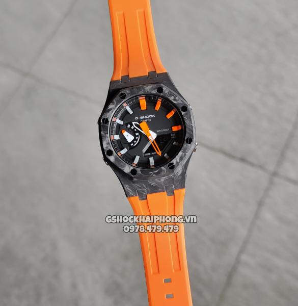 G-SHOCK GA-2100AP CARBON FIBER - ORANGE DIVE