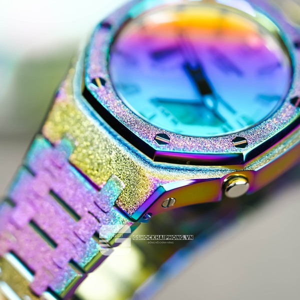 G-SHOCK GA-2100AP - TITAN STARDUST METAL RAINBOW