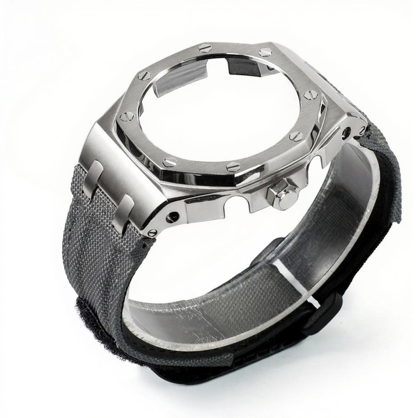 Bộ Vỏ GA-2100AP gen 4 ( có núm) Silver - Dây Velcro