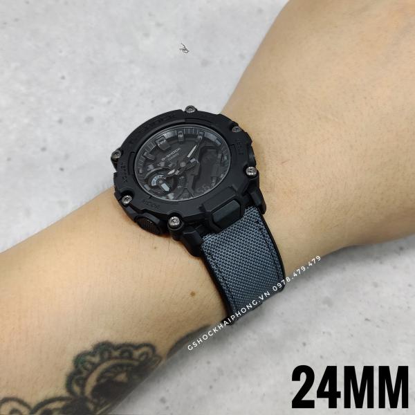 Dây vải nilon chống nước GA-2000 / GA-2200 ( 24mm ) ( Màu xanh  cổ vịt )