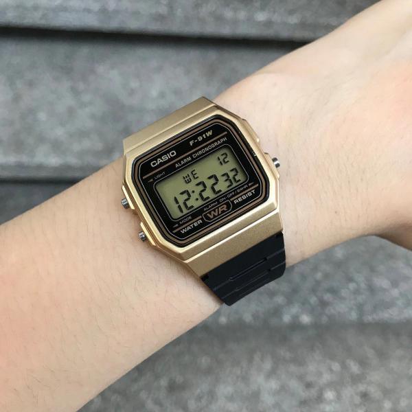 Đồng hồ Nam Chính hãng CASIO F-91WM-9A - Pin 10 năm