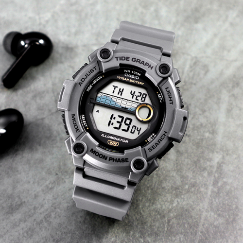 Đồng hồ Nam Chính hãng CASIO WS-1300H-8A - Pin 10 năm
