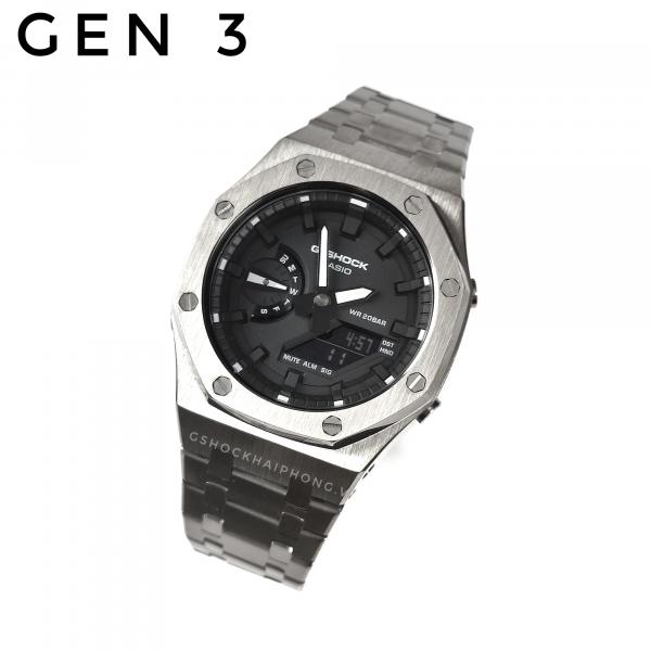Bộ vỏ GA-2100AP Gen 3 - Thép xám Titan