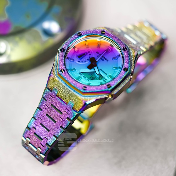 G-SHOCK GA-2100AP - TITAN STARDUST METAL RAINBOW