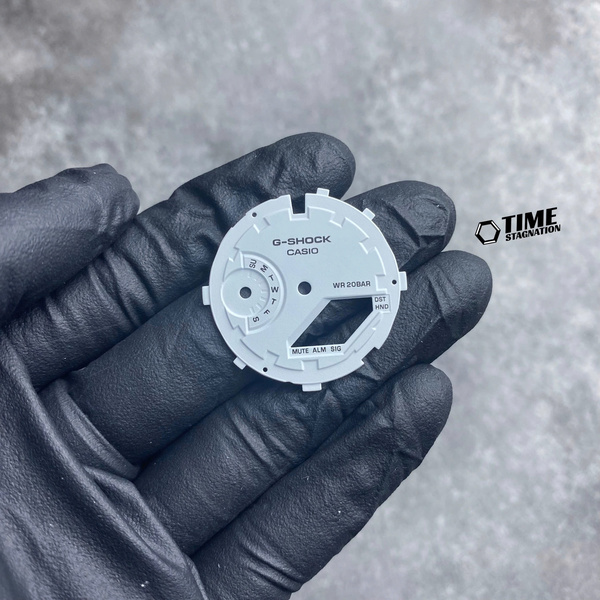 Mặt Dial Thép Phay Trắng 01