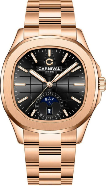 Đồng hồ nam Carnival - Aquanus 8113G-VH-D - Viền thép - Kính Saphire