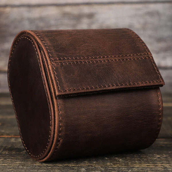 Hộp đựng đồng hồ  - Da xịn Crazy Horse cao cấp