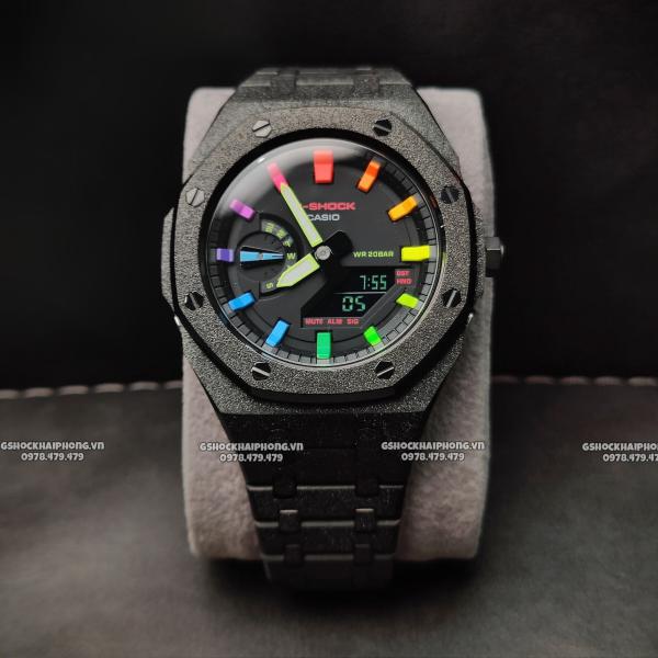 G-SHOCK GA-2100AP - BLACK FROST X RAINBOW G-SHOCK GA-2100AP - BLACK FROST X RAINBOW