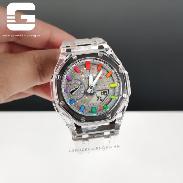G-SHOCK GA-2100AP - Rainbow Hyper Color 