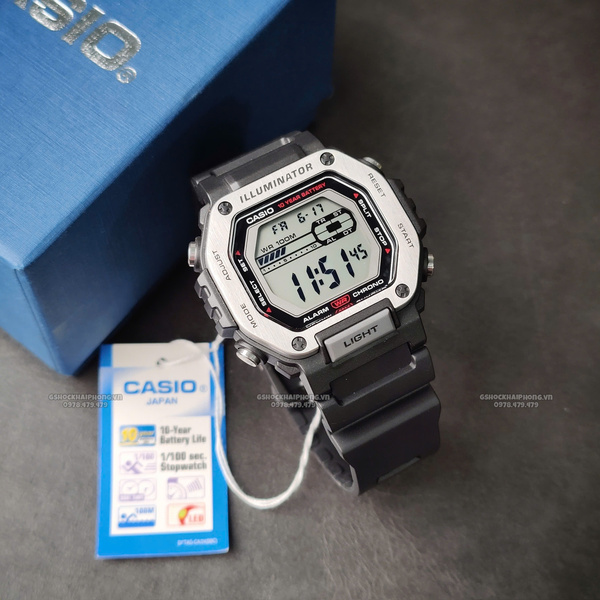 Đồng hồ Nam Chính hãng CASIO MWD-110H-1A - Pin 10 năm