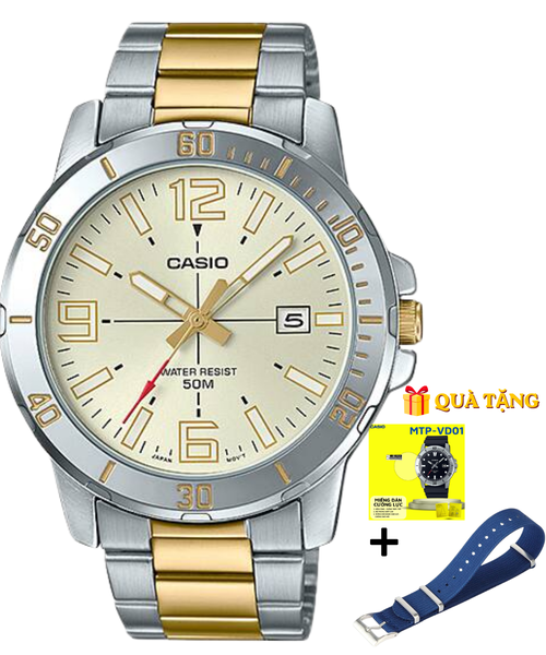 CASIO MTP-VD01SG-9B - QUÀ TẶNG TRỊ GIÁ 600K