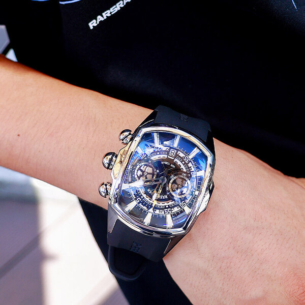 Đồng hồ nam Reef Tiger Aurora Series Tank Chronograph RGA3069G-1