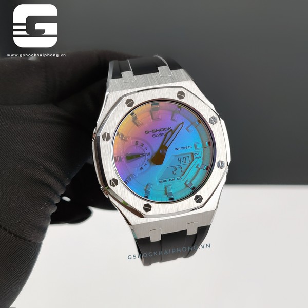 G-SHOCK GA-2100AP - Sliver Metal Iridescent Color