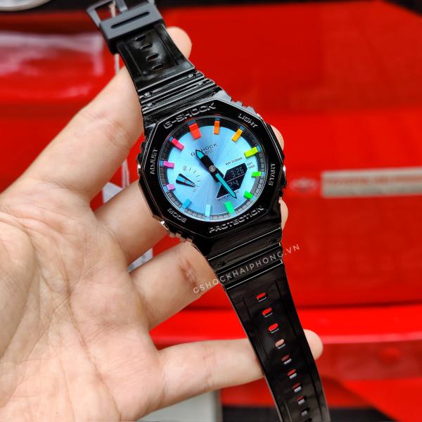 G-SHOCK GA-2100 Mod - Unisex Hyper Blue