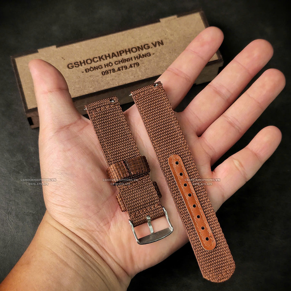 Dây vải nilon unisex - size 18mm/ 20mm/ 22mm/ 24mm