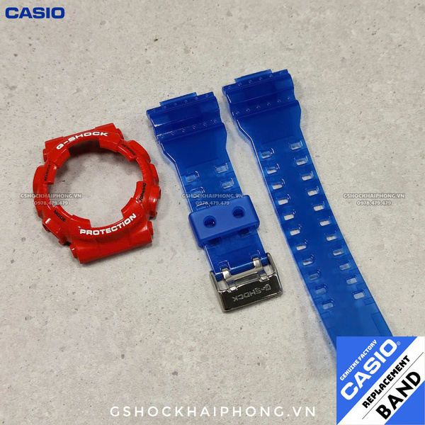 Bộ vỏ GA-100/110/120/140 - Jelly xanh đỏ 