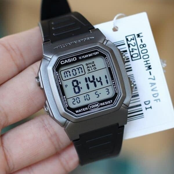 Đồng hồ Nam Chính hãng CASIO W-800HM-7A - Pin 10 năm