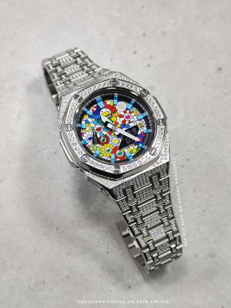 G-SHOCK GA-2100AP - Full Diamond KaiKai Kiki - Ice Blue Mint