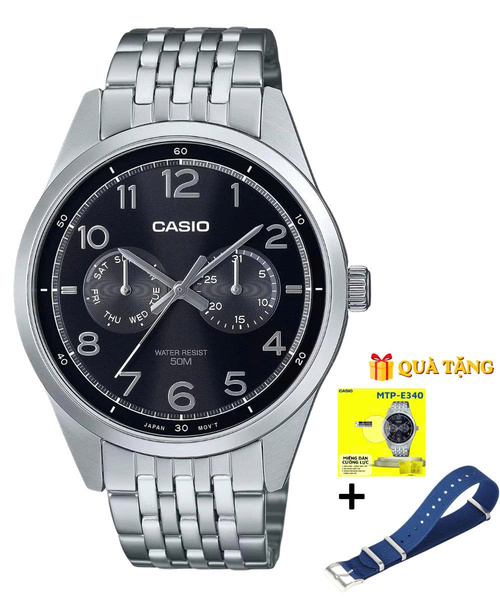 CASIO MTP-E340D-1A - QUÀ TẶNG TRỊ GIÁ 600K