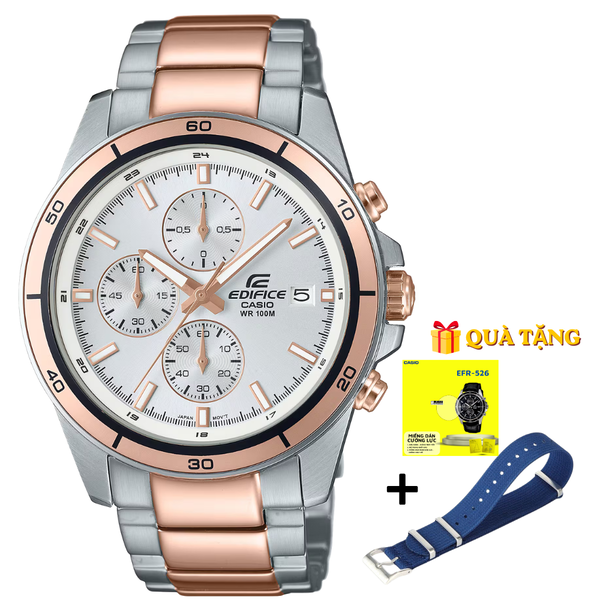 CASIO EDIFICE EFR-526SG-7A5 - QUÀ TẶNG TRỊ GIÁ 600K  