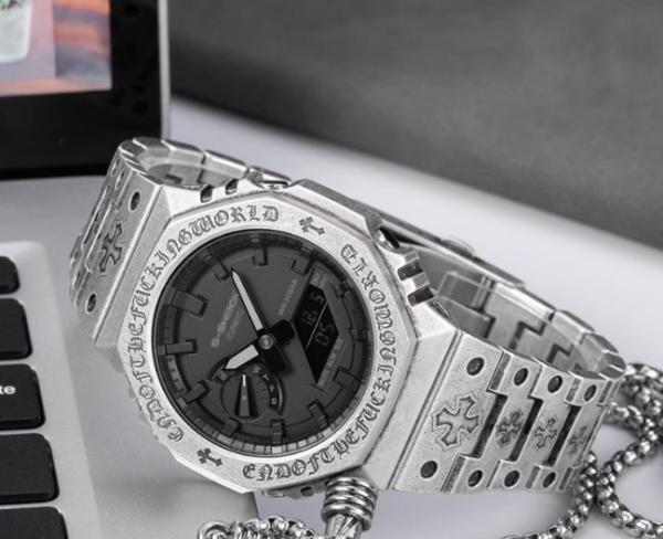 Bộ vỏ GA-2100 Chrome Hearts - Hiệu ứng thép gỉ