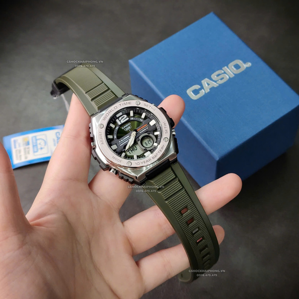 Đồng hồ Nam Chính hãng CASIO MWQ-100-3AV - Pin 10 năm