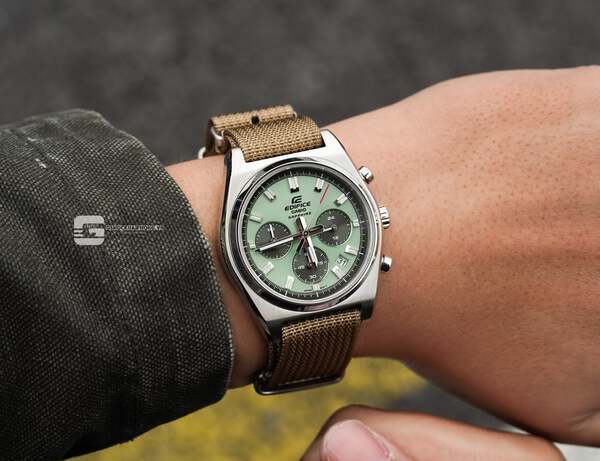 CASIO EDIFICE EFB-730D-3A ( Lên dây vải NaTo )