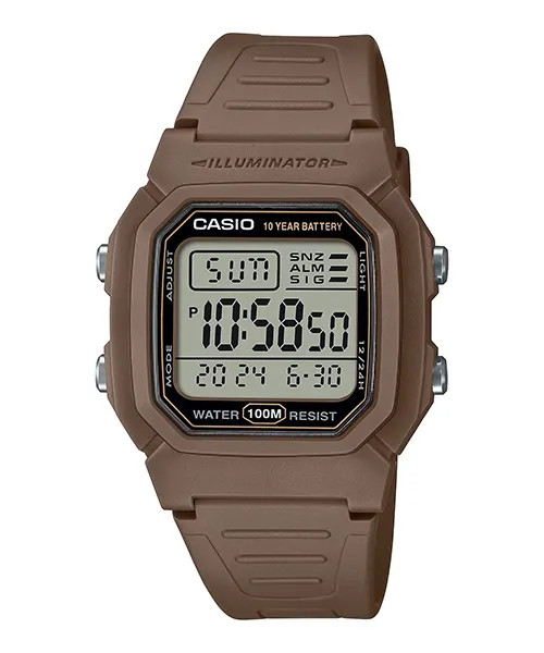 Đồng hồ Nam Chính hãng CASIO W-800H-5A - Pin 10 năm