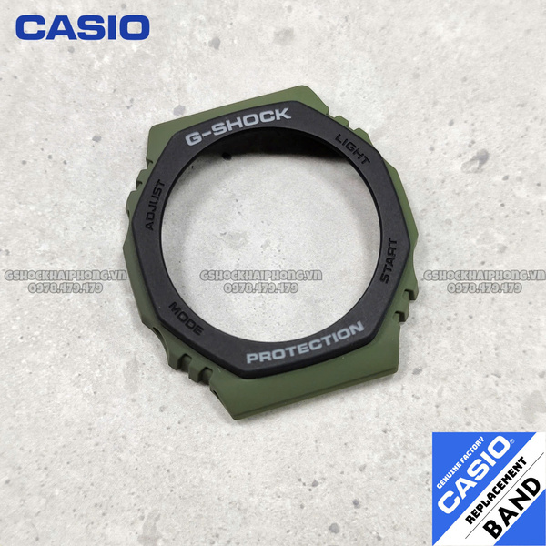 Bộ vỏ chính hãng G-SHOCK GA-2110SU-3A ( Xanh quân đội ) 