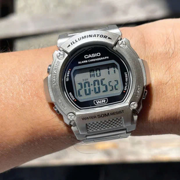 Đồng Hồ Nam Chính Hãng CASIO W-219HD-1AV