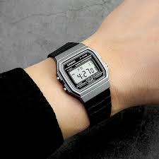 Đồng hồ Nam Chính hãng CASIO F-91WM-1B - Pin 10 năm