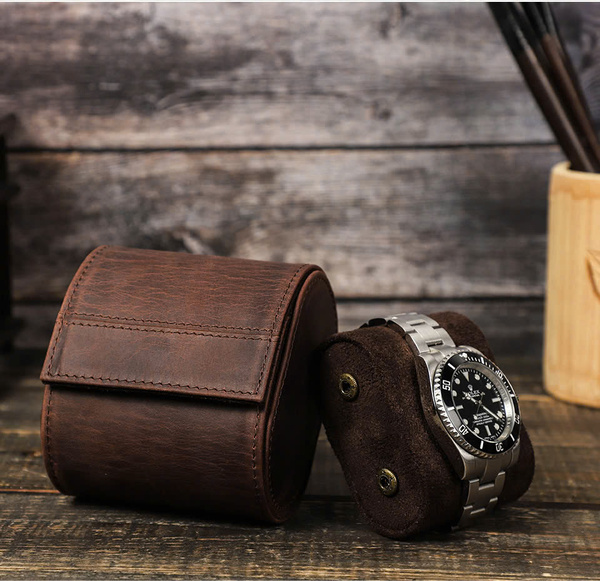 Hộp đựng đồng hồ  - Da xịn Crazy Horse cao cấp