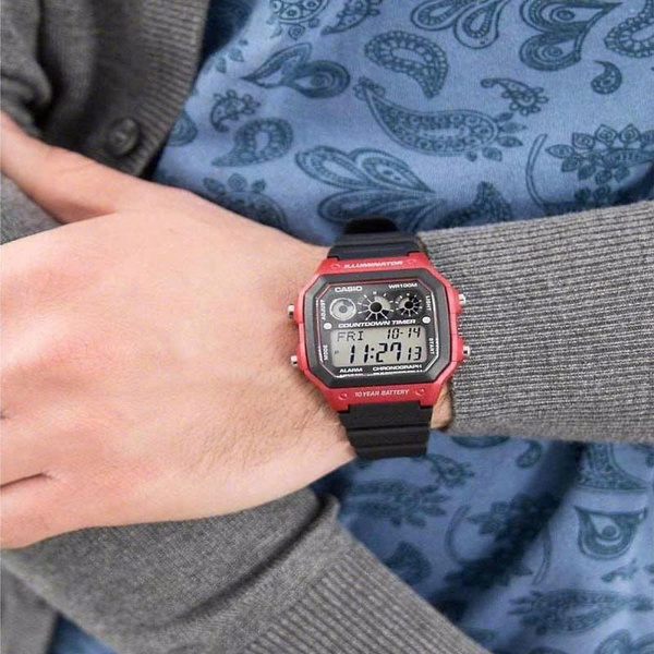 Đồng hồ Nam Chính hãng CASIO AE-1300WH-4A Pin 10 năm