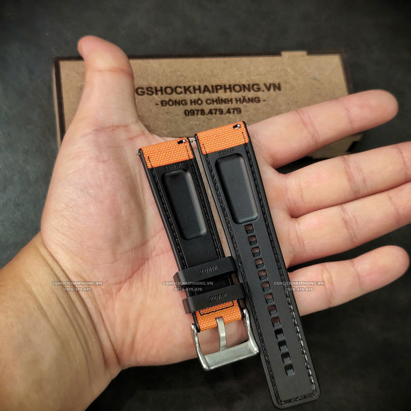 Dây vải Nilon chống nước - Size 20/22/24mm - Màu Cam