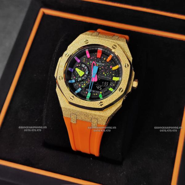 G-SHOCK GA-2100AP - GOLD STARDUST X HYPER COLOR EDITION