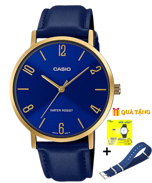 CASIO MTP-VT01GL-2B2 - QUÀ TẶNG TRỊ GIÁ 600K 