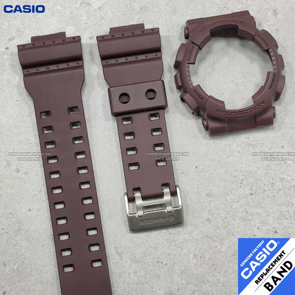 Bộ vỏ chính hãng G-SHOCK GA-110 NÂU ĐỎ - ( Lắp vừa GA-100/GA-110/GA-120/GA-140 )