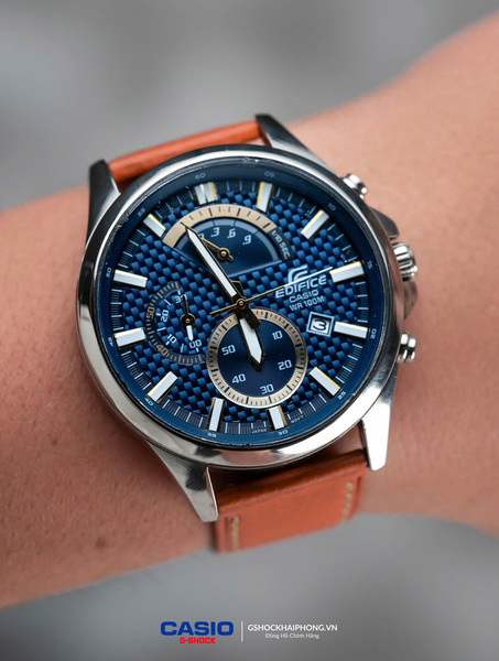 Casio EDIFICE EFR-530 (lên dây da bò)