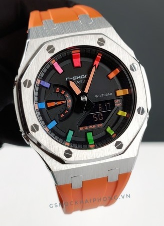 G-SHOCK GA-2100AP - Rainbow Metal Orange