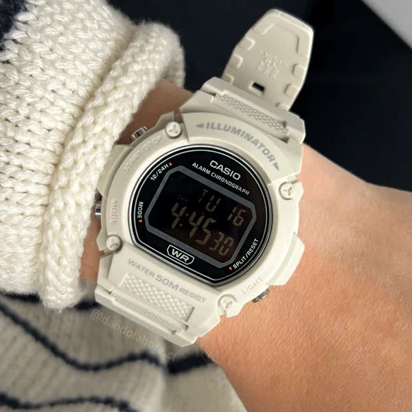 Đồng Hồ Nam Chính Hãng CASIO W-219HC-8BV