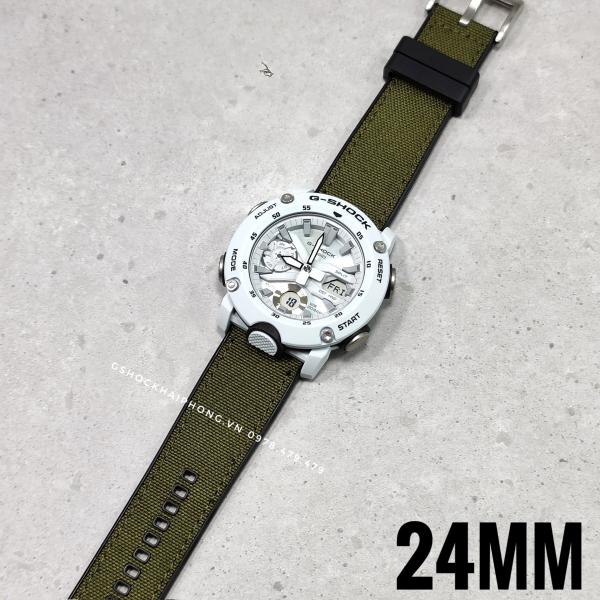 Dây vải nilon chống nước GA-2000 / GA-2200 ( 24mm ) ( Màu xanh quân đội )