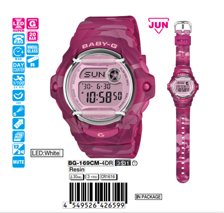 CASIO BABY G BG-169CM-4D