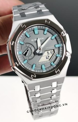 G-SHOCK GA-2100AP - Layers Sliver Metal 